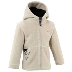 Quechua Veste Polaire De Randonnée - MH500 KID Beige - Enfant 2-6 Ans