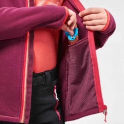 Quechua Veste Polaire De Randonnée - MH150 Violette - Enfant 7-15 Ans -Magasin De Vêtements De Sport veste polaire randonnee enfant mh150 turquoise 6
