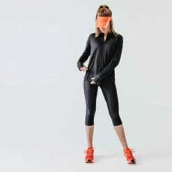 Kalenji VESTE DE RUNNING FEMME RUN DRY NOIR -Magasin De Vêtements De Sport veste running run dry noir femme 2