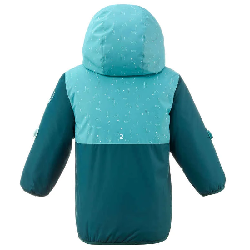 WEDZE Veste Ski Bébé - WARM LUGIKLIP Turquoise 4 WEDZE Veste Ski Bébé - WARM LUGIKLIP Turquoise – Image 4