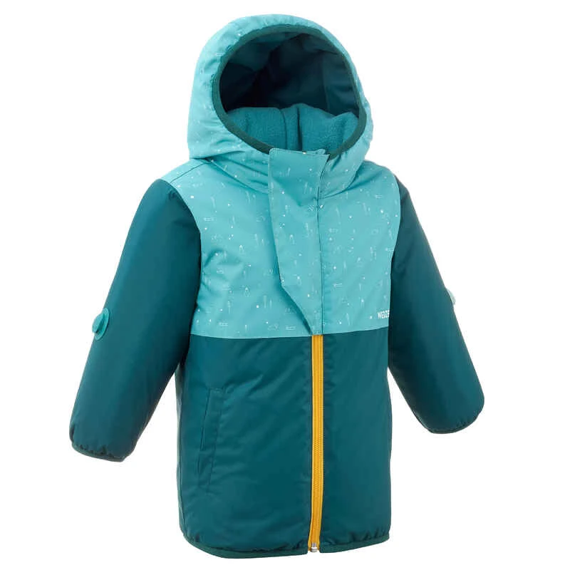 WEDZE Veste Ski Bébé - WARM LUGIKLIP Turquoise 1 WEDZE Veste Ski Bébé - WARM LUGIKLIP Turquoise