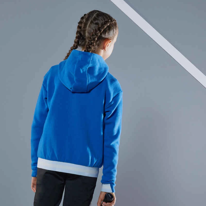 Artengo VESTE THERMIQUE 500 FILLE BLEU SAPHIR 4 Artengo VESTE THERMIQUE 500 FILLE BLEU SAPHIR – Image 4