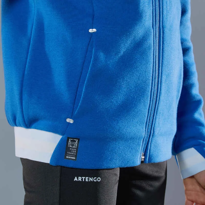 Artengo VESTE THERMIQUE 500 FILLE BLEU SAPHIR 6 Artengo VESTE THERMIQUE 500 FILLE BLEU SAPHIR – Image 6