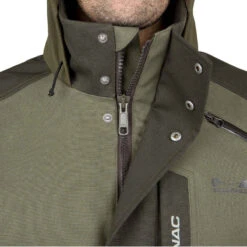 VESTE TRAQUE CHASSE SUPERTRACK 300 IMPERMEABLE VERT -Magasin De Vêtements De Sport veste traque chasse supertrack 300 impermeable vert 10