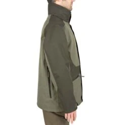 VESTE TRAQUE CHASSE SUPERTRACK 300 IMPERMEABLE VERT -Magasin De Vêtements De Sport veste traque chasse supertrack 300 impermeable vert 5