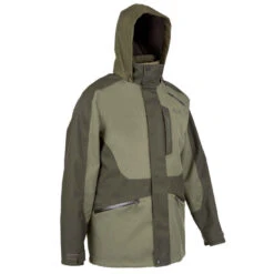 VESTE TRAQUE CHASSE SUPERTRACK 300 IMPERMEABLE VERT -Magasin De Vêtements De Sport veste traque chasse supertrack 300 impermeable vert 6